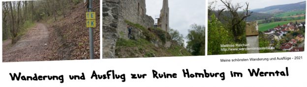 Wanderung von Karsbach Ruine Homburg